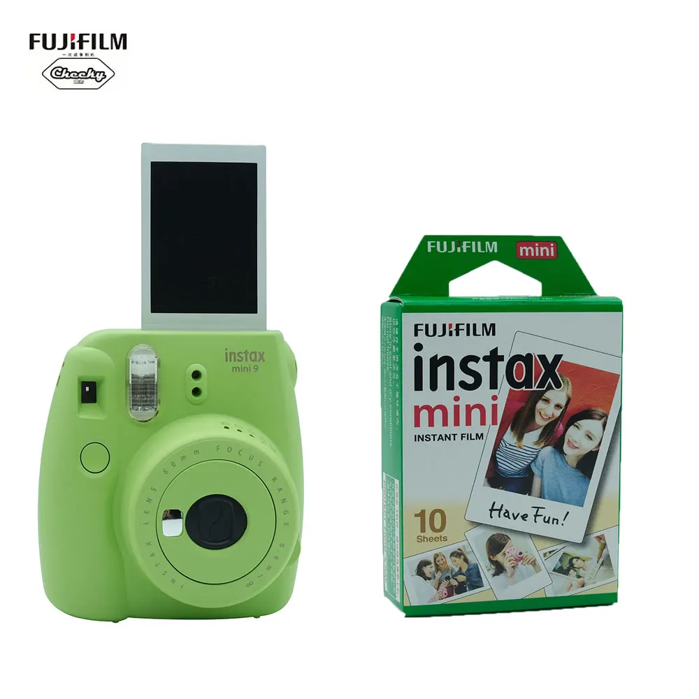 Год Лучший подарок 5 цветов Fujifilm INSTAX Mini 9 мгновенная камера фотокамера+ 10 листов Fujifilm Instax Mini 8 9 пленка