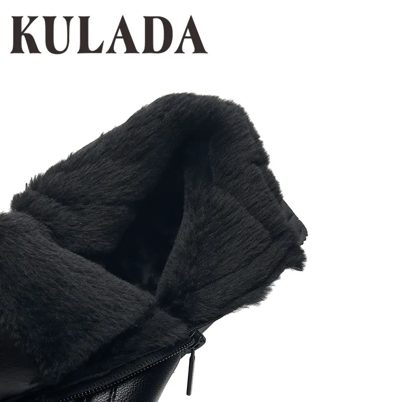 KULADA Newest Boots Men‘s Winter Sneakers Boots Outdoor Working Waterproof Super Warm Boots Breathable Men Casual Winter Shoes