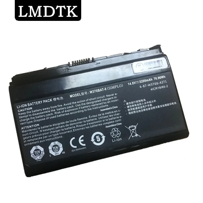LMDTK аккумулятор для ноутбука Hasee W370BAT-8 K590S K650C K750S K760E 14,8 v
