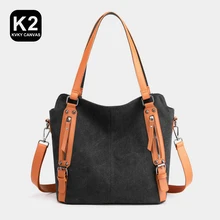 

Large Tote Women Handbags Multifunction Canvas Crossbody Bag Retro Handbags Travel Shoulder Messenger Bags Leisure Package