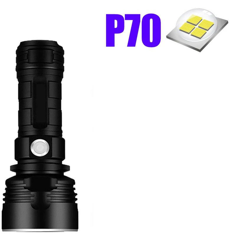 Option E Z40YB07 XHP70 супер мощный светодиодный фонарь L2 тактический фонарь USB Перезаряжаемый Linterna водонепроницаемый фонарь ультра яркий фонарь - Испускаемый цвет: Option E