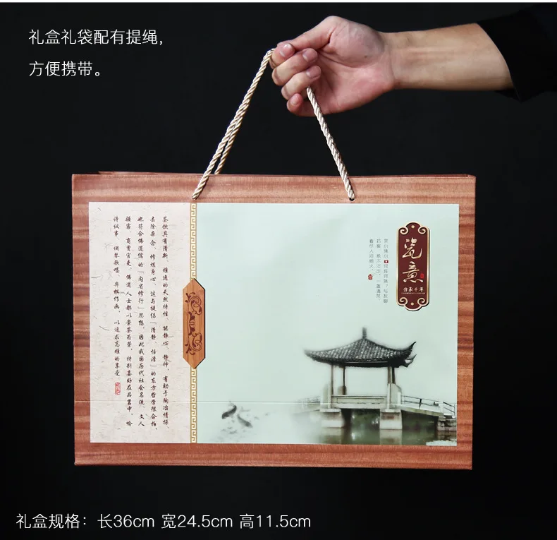 Top Grade Ru Ceramic Kung Fu Tea Set Whole Set Tea Pot Tea Cup Tea Pitcher Gracked Glaze the Mid-autumn Festival Gift New Style