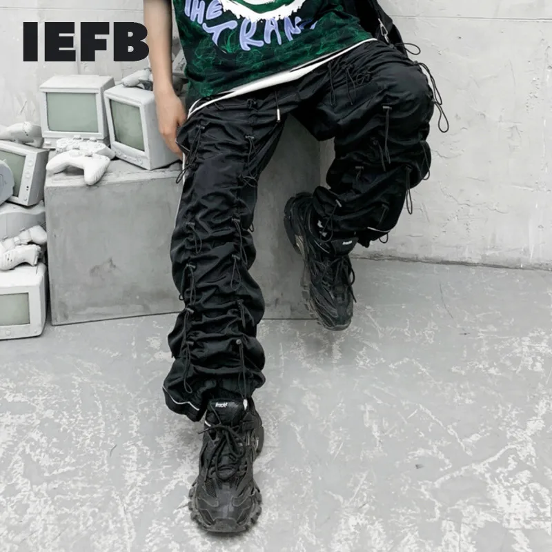 Брюки IEFB 9Y1317 мужские и женские функциональные спортивные штаны с завязками