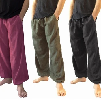 

Lace Up Summer Pants Women Sweatpants Pantalon Femme Candy Colors Cotton Linen Harem Pants Casual Plus Size Trousers Women