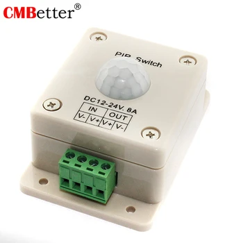 

12v Pyroelectric Infrared PIR Motion Sensor Detector Module LED lighting Motion Activated Passive Light Control Sensor Switch