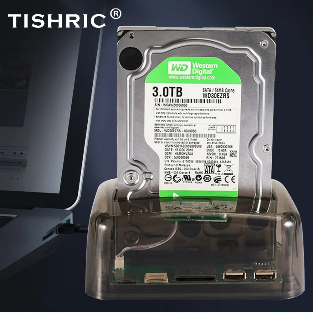 Внешний жесткий диск TISHRIC 2 5 3 5/диск/SATA/IDE/Dual/SSD/HDD док станция USB 0 eSATA HD