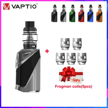 

RU Shipping! Original Vaptio Ironclad 50W Kit 2600mah mod vape with 6ML Atomizer vaporizer 510 Thread vaper Frogman Coils Head