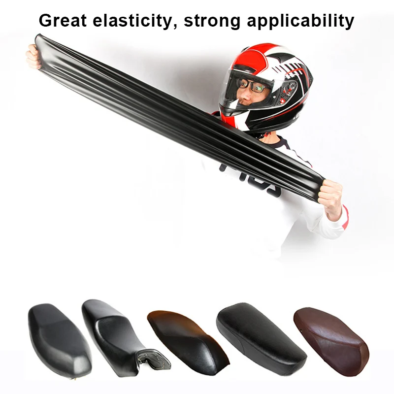 Motorcycle Seat Covers Elastic Universal Motorcycle Flexible Seat Protector DIY with Storage Bag TD326
