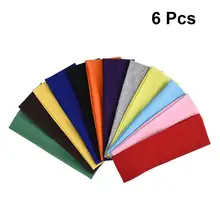 6 шт./упак. эластичная повязка на голову эластичная впитывающие мягкая Цветной Милая повязка на голову Обёрточная бумага для тренировки Фитнес для йоги