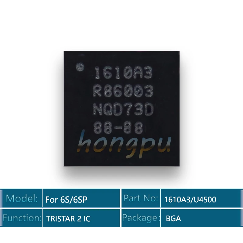 3 шт./лот U4500 1610A3 для iPhone 6S 6splus plus U2 USB зарядное устройство IC чип зарядки 36 контактов
