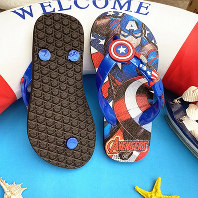 Avengers Classics | Captain America With Stripes Flip Flops | Zazzle |  Striped flip flops, Flip flop shoes, Flop