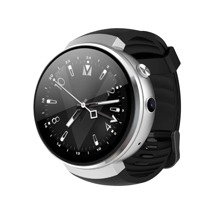 

Z28 4G round Screen Smart Watch AMOLED Heart Rate Monitoring Payment 1 + 16g B Android 7.0 Step Count G PS