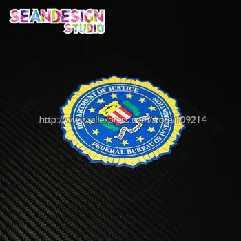 

United States FBI Auto Car SUV Motorcycle Motor Bike Waterproof Military Stickers Decals J03