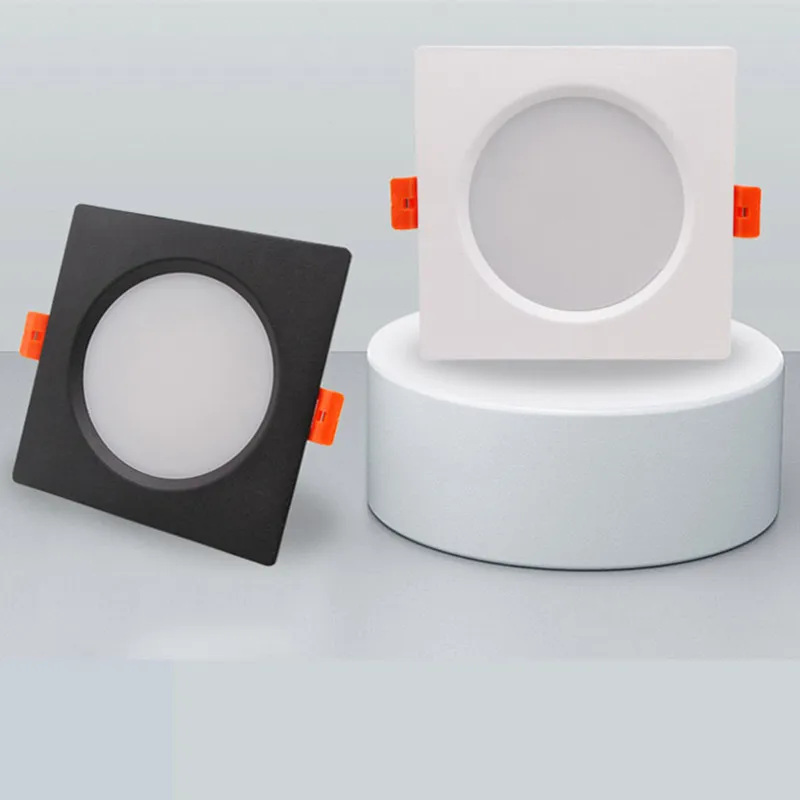 LED 12W Ceiling Lamp Square Dimmable Downlight 3W 5W 7W 9W Recessed Spot light Built-in focos 230v 240v Indoor Home Lighting LED 12W Ceiling Lamp Square Dimmable Downlight 3W 5W 7W 9W Recessed Spot light Built-in focos 230v 240v Indoor Home Lighting