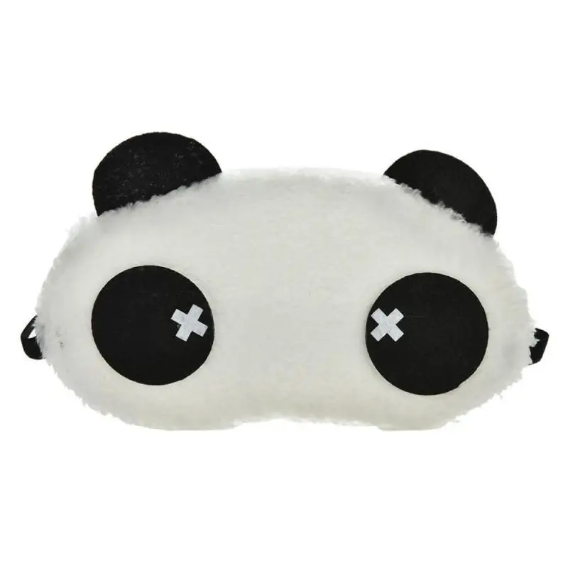 Милое лицо белая маска глаза панды тени для век маска для сна покрытие для глаз забота о здоровье 3 вида стилей сна хлопковые очки маска для глаз