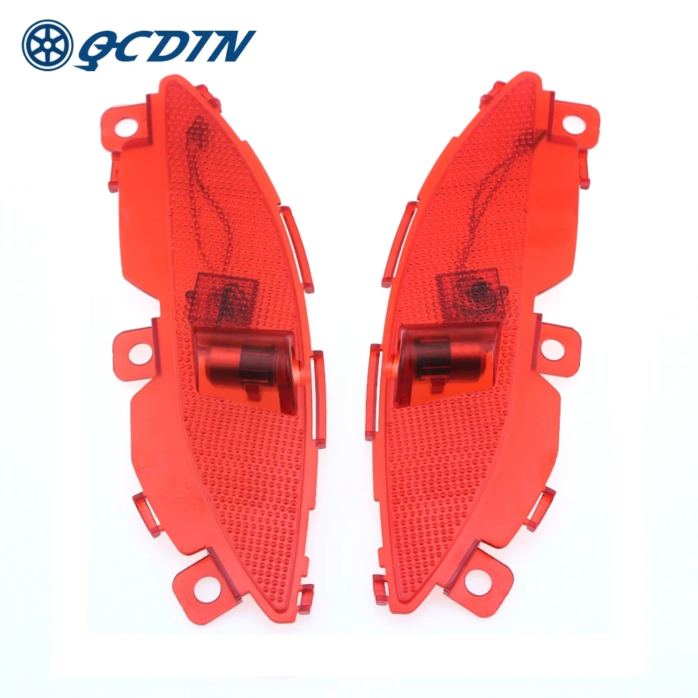 

QCDIN LED Car Welcome Light Door Logo Projector Light for Santa Fe DM 2013--2018 Maxcruz
