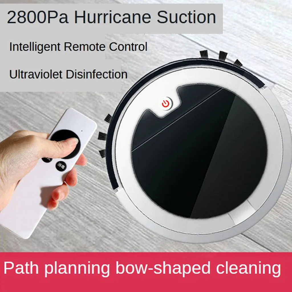 US $40.64 2800 Pa MultiFunction Robot Vacuum Cleaner Cleaning Machine Intelligent Charging Vacuum Cleaner ThreeInOne Sweeping Machine