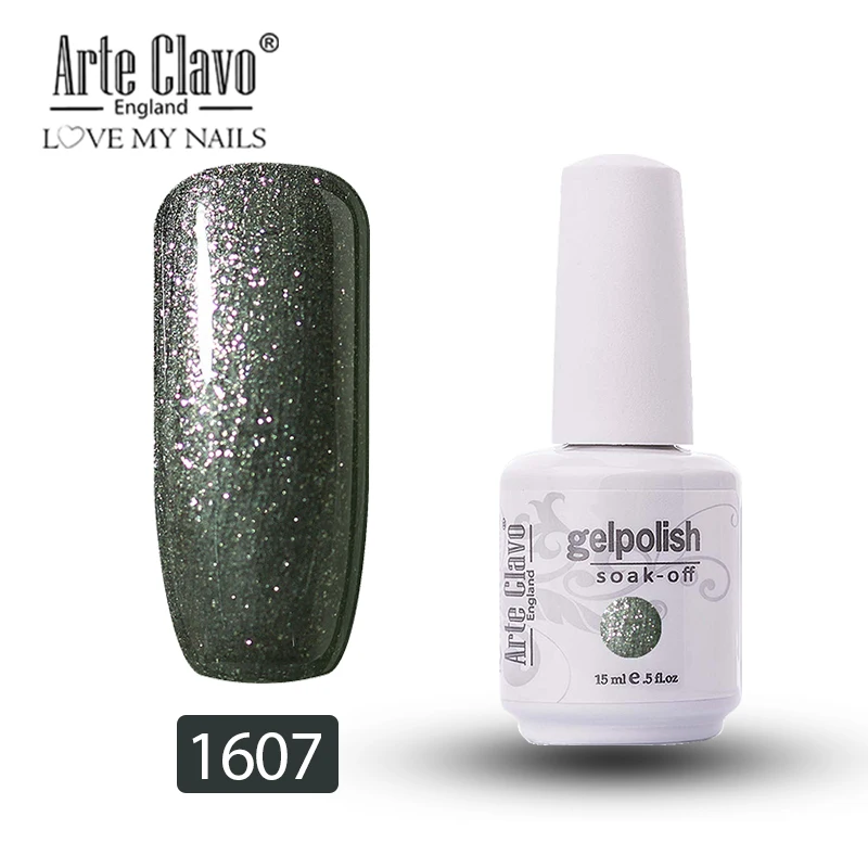 1607 Распродажа Arte Clavo УФ-гель для ногтей Полупостоянный праймер верхнее покрытие гель лак для ногтей маникюр гель лак для ногтей - Цвет: 1607