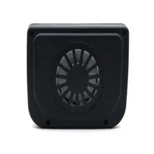 Автомобильный солнечный вентилятор, стильный автоматический Солнечный вентилятор, рассеивающий тепло ABS 2 в 15*6*11 см, Удобный Универсальный дешевый дезодорирующий вентилятор