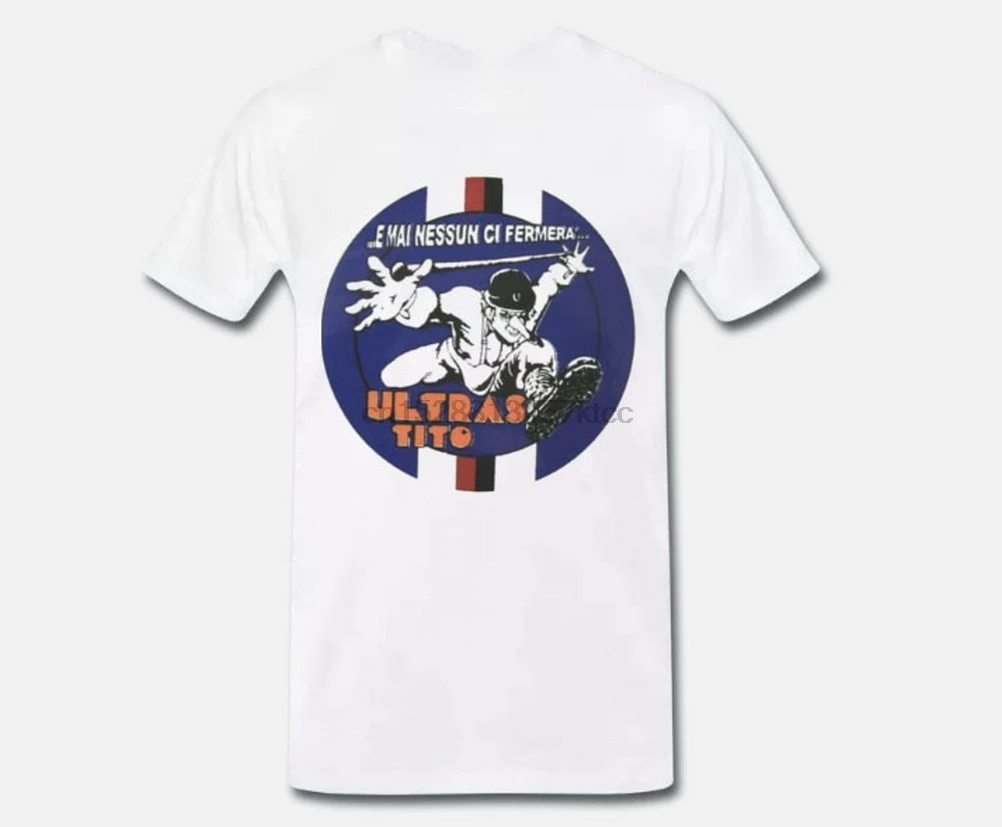 Топы футболка Ultras Sampdoria Curve South Genoa ULTRAS Тито 1 S-M-L-XL новые Забавные футболки унисекс |