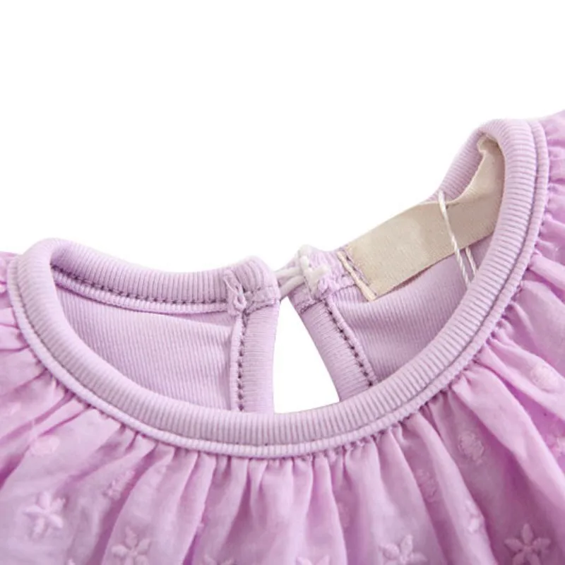 Модная хлопковая детская одежда для маленьких девочек Осенняя Кружевная футболка с длинными рукавами для девочек Футболка для девочек с кукольным воротником одежда для малышей