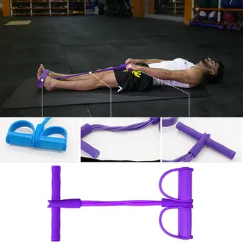 

Elastic Band Fitness Resistance Band Rope Exercise Equipment for Yoga Pilates Workout Latex Tube Pull Rope