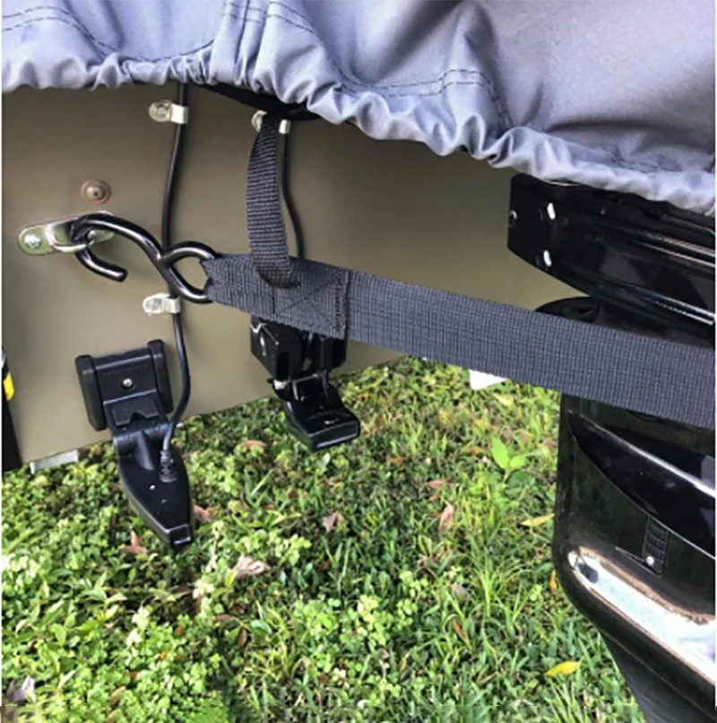 Boat Transom Tie Down Straps to Trailer Buckle Strap 1pc 2Inch X 4Feet 1200 LBS Capacity for Marine Jet Ski PWC Trailers cargo straps cargo tie down strap tie down straps lashing strap