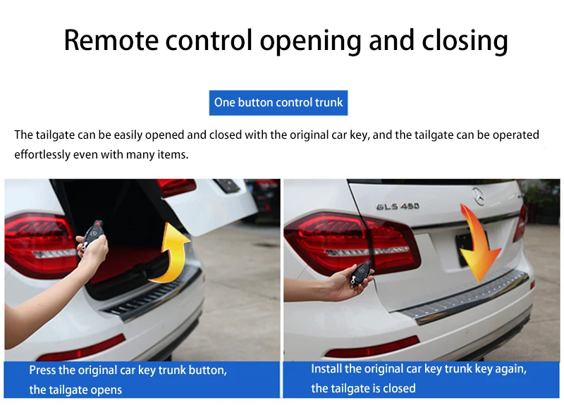 Car Electric Tail Gate Lift Trunk Rear Door Assist System for Audi Q3 2016 Original Car Key Remote Control (14)