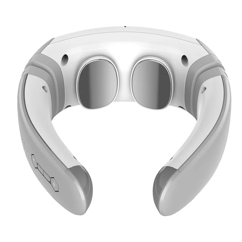  Electronic Pulse Cervical Massage Device Wireless Smart Vibration Kneading Hot Compress Massager Re - 4000404723343