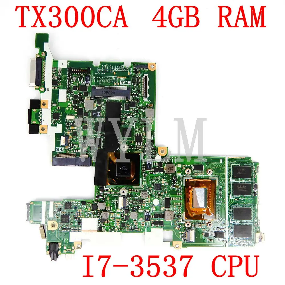 TX300CA MB._I7-3537 Процессор 4 Гб Оперативная память TX300CA материнская плата для ноутбука Asus TX300CA TX300C материнская плата для ноутбука TX300CA материнская плата Тест OK