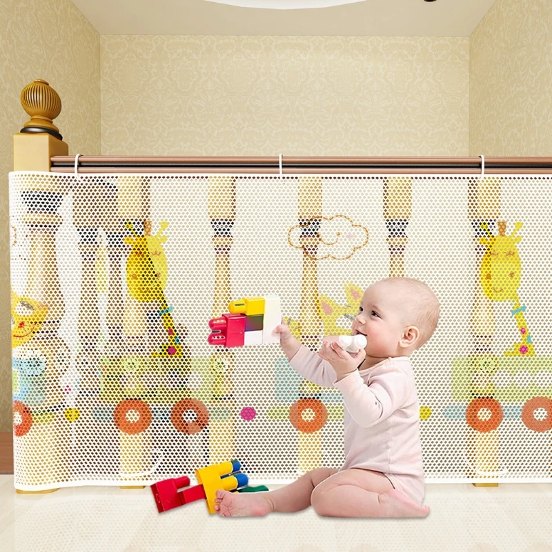 Durable Garden Netting Cartoon Child Safety Protective Net Multipurpose Bannister Guard Deck Fence Fine Mesh for Balcony Stairs