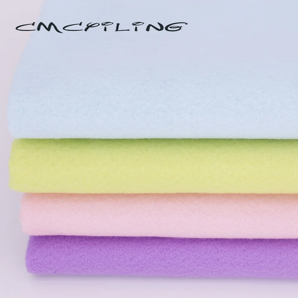 

CMCYILING Soft Felt Fabric For Needlework DIY Sewing Dolls Crafts Polyester Cloth 45*110CM