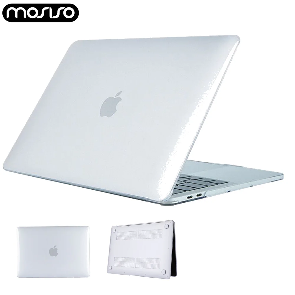 

MOSISO Laptop Cover Case for Macbook Air Pro 13 15 16 inch Touch bar A2141 2018 2019 Notebook Protective Clear Matte Shell Case