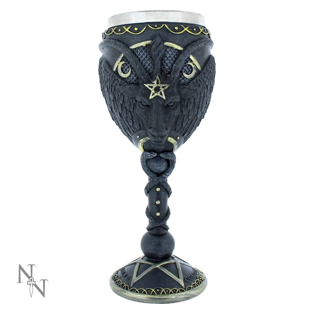 Cup Baphomet goblet 20 cm cup wine glass Gothic fantasy beautiful |