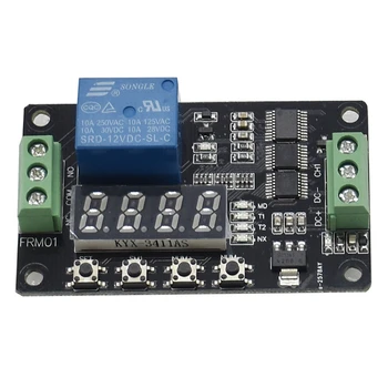 

DC 12V Multifunction Self-Lock Relay PLC Cycle Timer Module Delay Time Switch Detection Control Relays Module