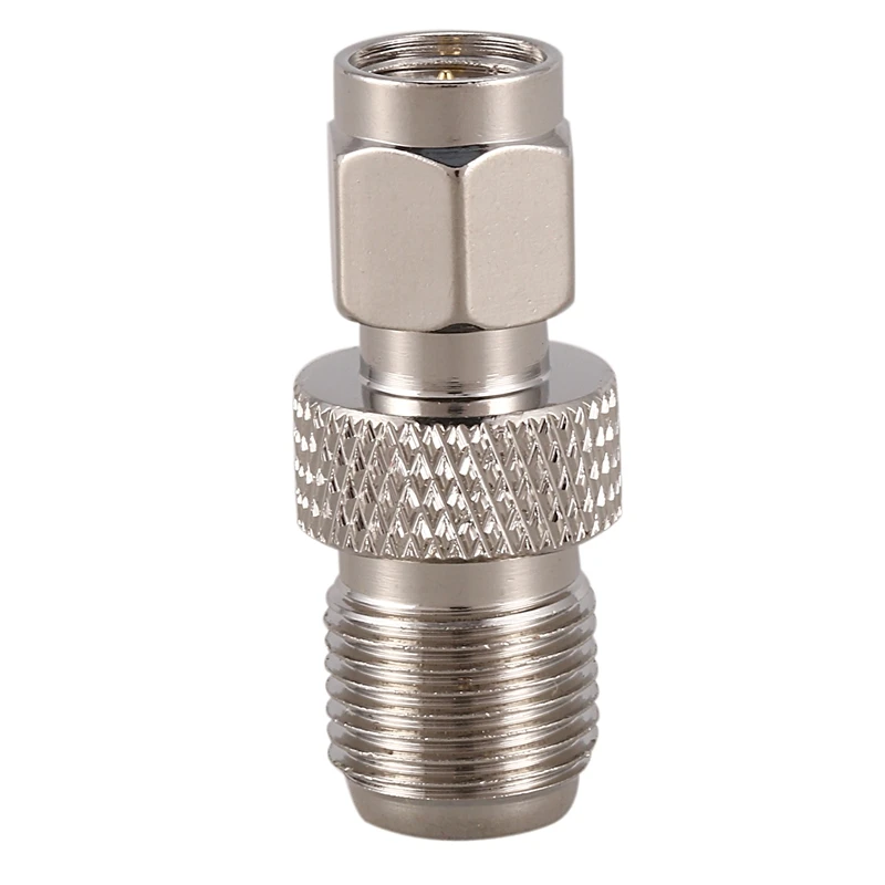 F Type Female to SMA Male Plug Coaxial Adapter Connector Silver Tone | Обустройство дома