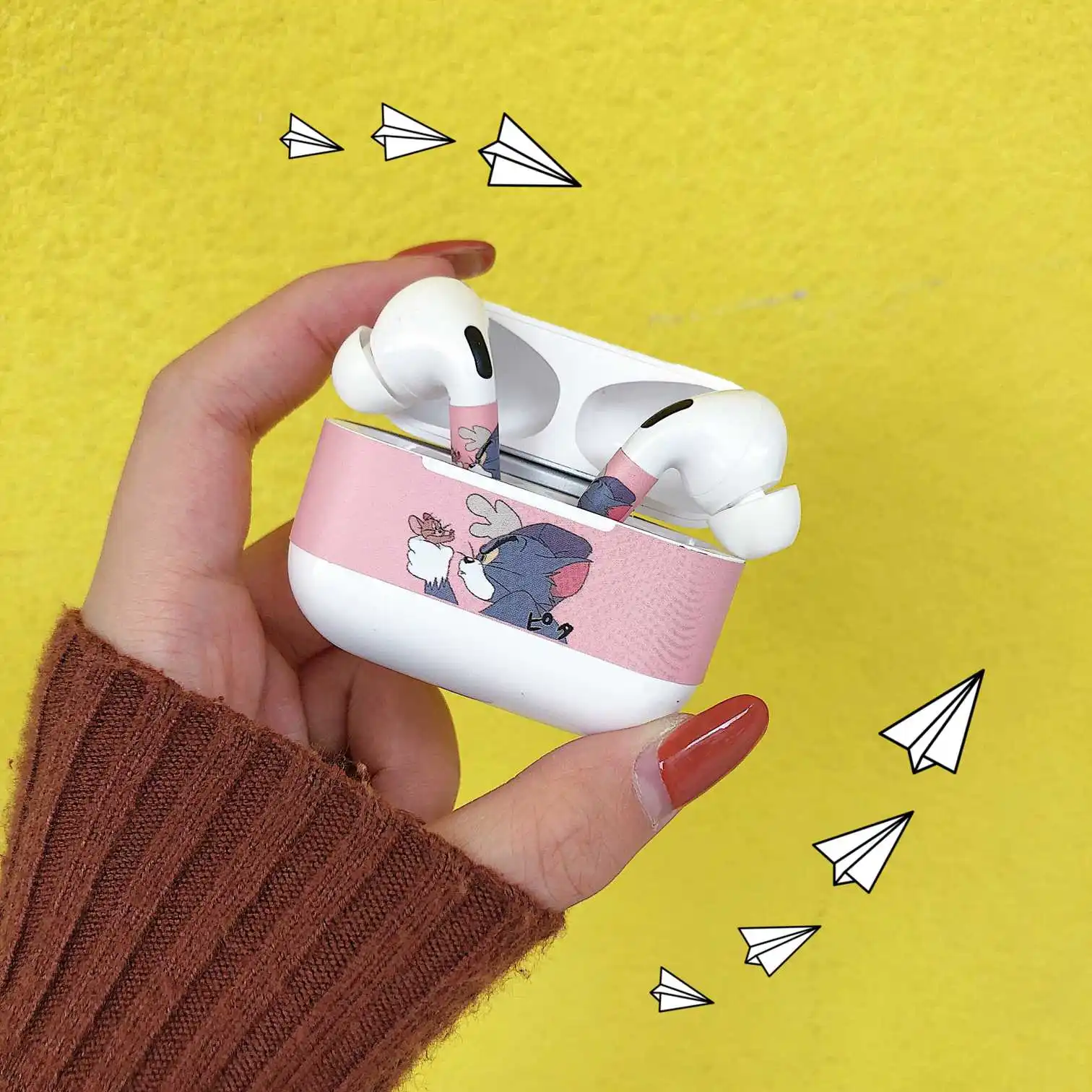 Cartoon Sticker Dust Guard for AirPods Pro 34