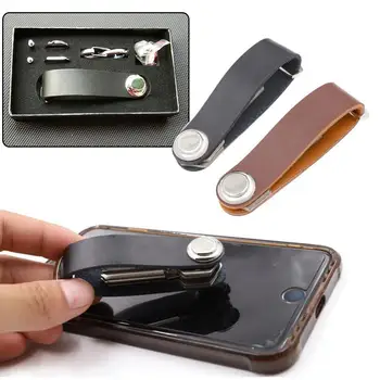 

Leather Car Key Holder Handcrafted Key Organizer Travel And Practical Key Clip Tool Carry Your Keys better