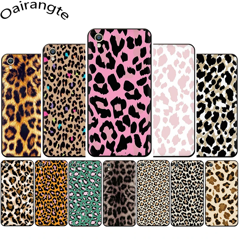 Модный силиконовый чехол с изображением тигра и леопарда для телефона OPPO A1K A5 A9 Reno