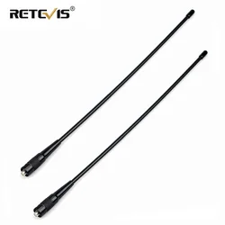 RETEVIS walkie talkie RHD 771, antena VHF, UHF, banda Dual, 144/430Mhz, Para Kenwood, Baofeng, UV, 5R, 888S, UV82