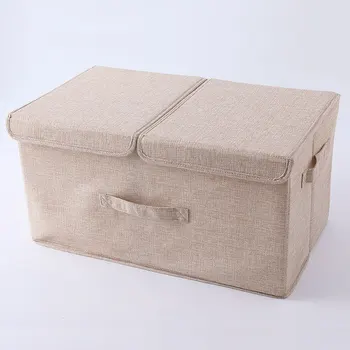 

Solid Clothes Storage Box Desktop Sundries Packing Container Washable Socks Package Box 1 Piece Closet Quilt Storage Organizer