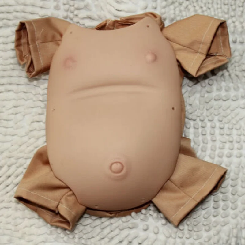 Handgemachte Silikon Reborn Tuch Körper & Boy Bauchplatte für 20 " 22" 