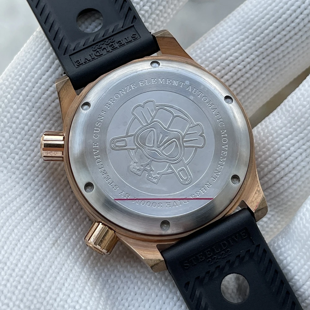 STEELDIVE New Arrival 2024 SD1950S 44mm Solid Bronze Case