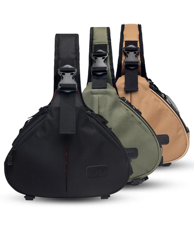

K1 Digital Camera Bag Crossbody Bag Triangular Camera Bag Single-lens Reflex Camera Bag Belt Rain Cover for Both Men And Women