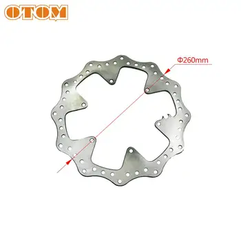 OTOM Motorcycle Steel Front Brake Disc Rotor For KTM EXC XCF SXSF XCW MXC SXS SXC XCG 250 300 450 520 525 530 626 Pit Dirt Bike