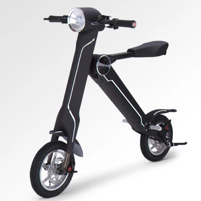 Flash Deal K1 mini white electric bicycle folding 36V 240w intelligent new bike in Europe 12inch ebike 1