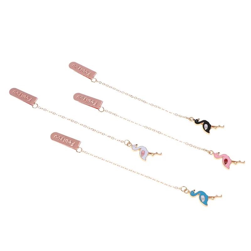 

Flamingo Metal Bookmark Cute Animals Bookmarks For Books School Supplies