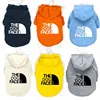 Letter Design Pet Dog Hoodies Cool Clothes
