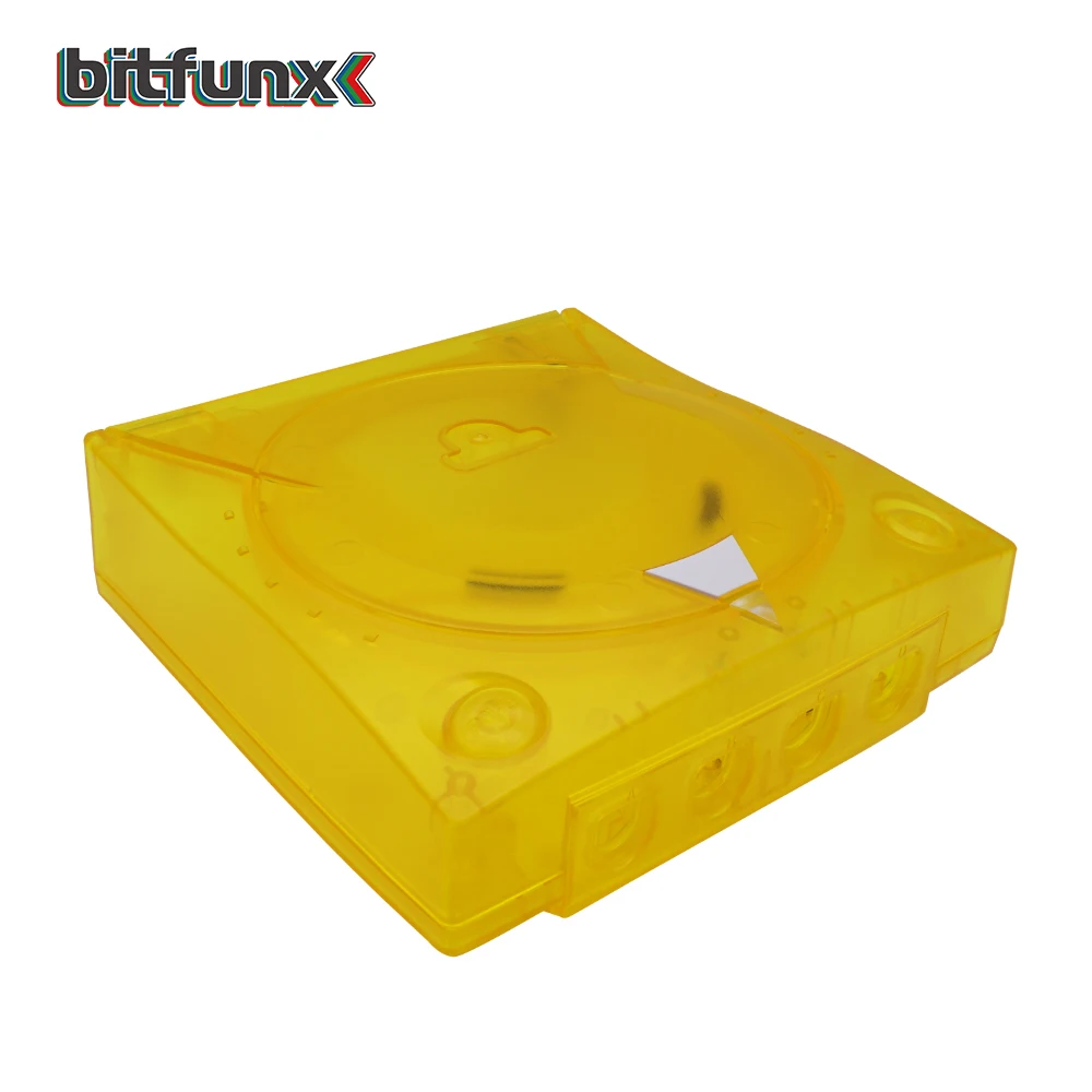 Caixa transparente para sega dreamcast, estojo plástico