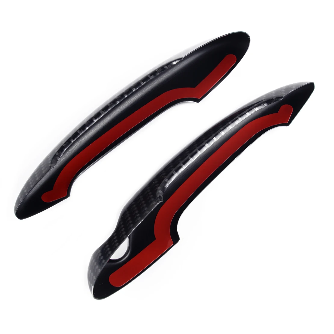 CITALL 2 шт. подходит для MINI Cooper R53 R55 R56 R57 1nd 2nd R61 углеродное волокно стиль ABS двери автомобиля ручка Крышка отделка